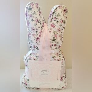 3 Pack Decorative Easter Spring Pillow Shabby Chic Rabbit Pink Yellow Floral